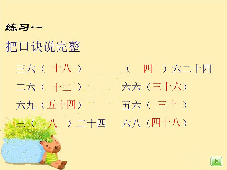 【沪教版（2021秋）】二年级数学上册 4.2 3的乘、除法 课件04