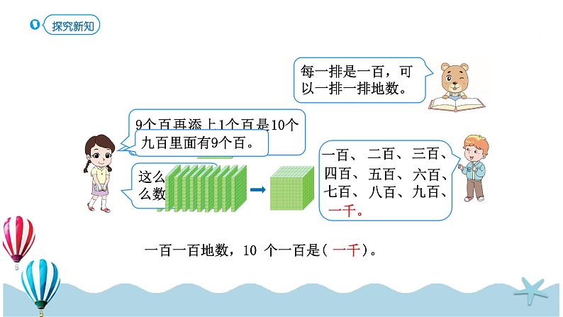 人教版数学二年级下册：7.1《1000以内数的认识（1）》PPT课件05