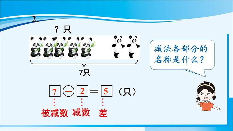 人教版一年级数学上册 9总复习  第2课时 20以内的加减法 课件08