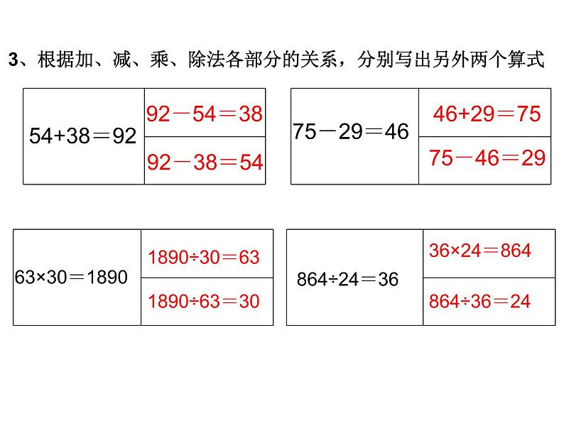 人教版四年级数学下册期末课件总复习第7页