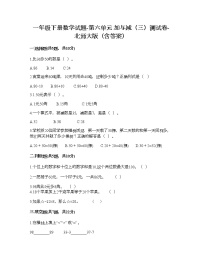 数学六 加与减（三）综合与测试综合训练题