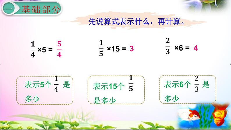 人教版六年级上册数学1.1分数乘法的意义（1）讲解视频+课本习题讲解+考点+PPT课件【易懂通课堂】03