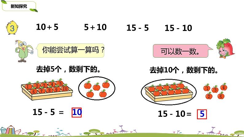 3.苏教版数学一年级上册 9.3《10加几和相应的减法》(1)PPT课件第7页