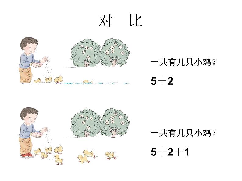 （机构通用）小学一年级上册数学精品PPT课件第21讲 10以内连加、连减05