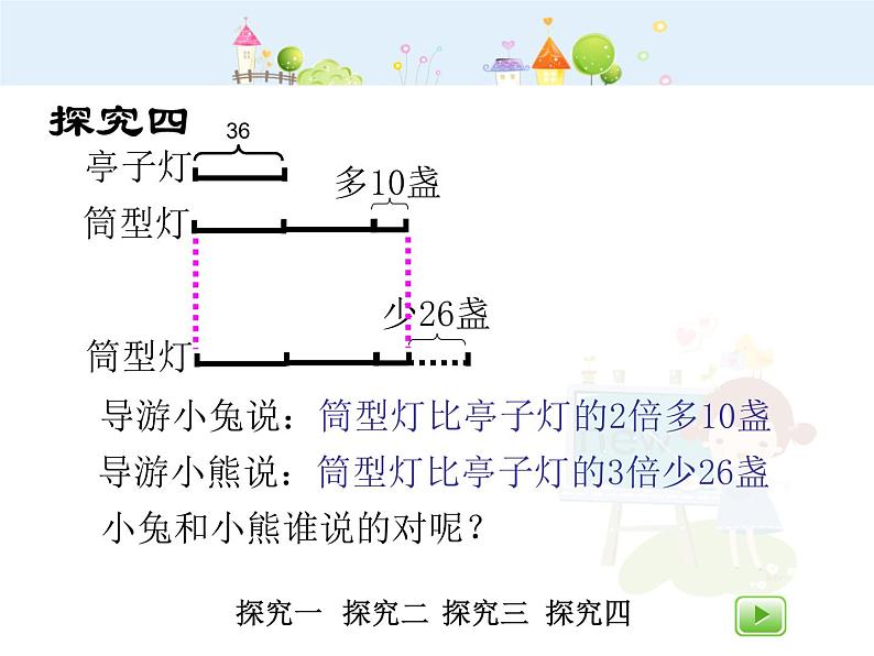 沪教版三年级上册《解决问题--灯市1》课件06