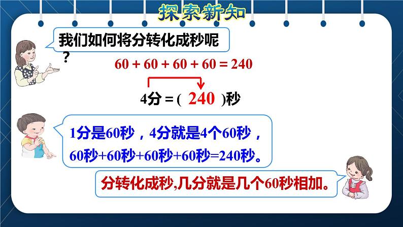 人教版三年级数学上册  1 时、分、秒  第2课时  解决问题求经过的时间（授课课件）第4页