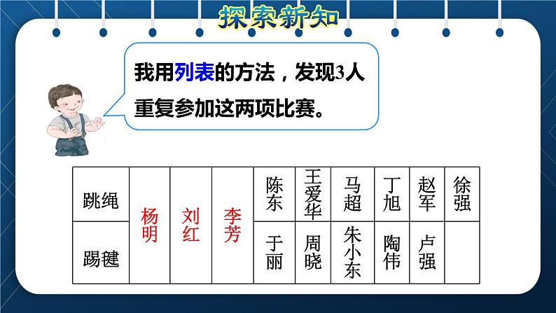 人教版三年级数学上册  9数学广角 集合（授课课件）第7页