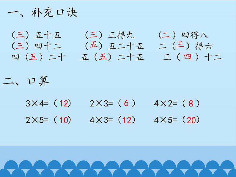 二年级上册数学 制作标本——表内除法-用2～5的口诀求商_课件1 青岛版（五四制）03