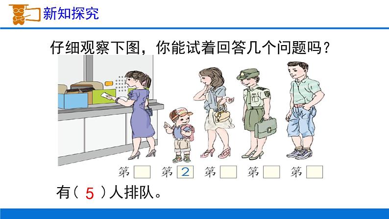 人教版一年级数学上册《第几》1-5的认识和加减法PPT课件 (5)第4页