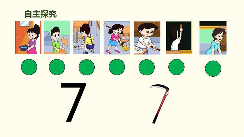 人教版一年级数学上册《6、7的加减法》6-10的认识和加减法PPT课件 (3)第7页