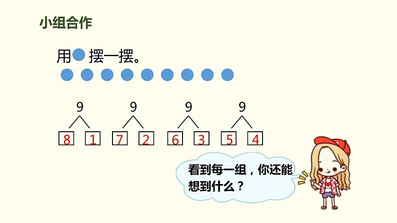 人教版一年级数学上册《8、9的加减法》6-10的认识和加减法PPT课件 (3)05