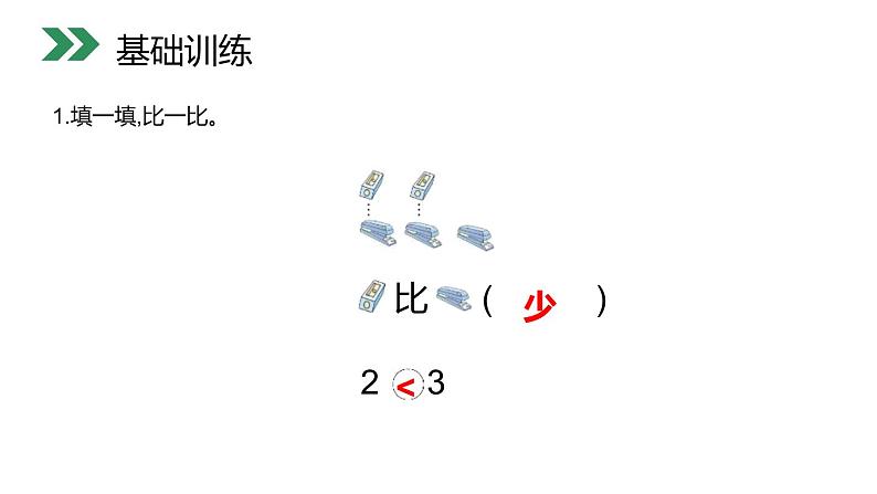 人教版一年级数学上册《比大小》PPT课件 (6)第3页