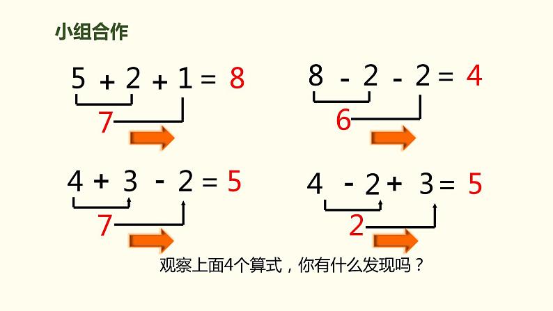 人教版一年级数学上册《加减混合》6-10的认识和加减法PPT (5)第5页