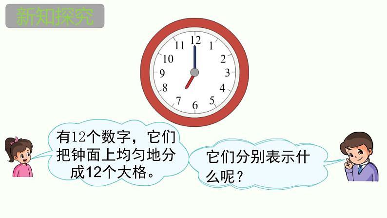 人教版一年级数学上册《认识钟表》PPT课件 (5)第5页