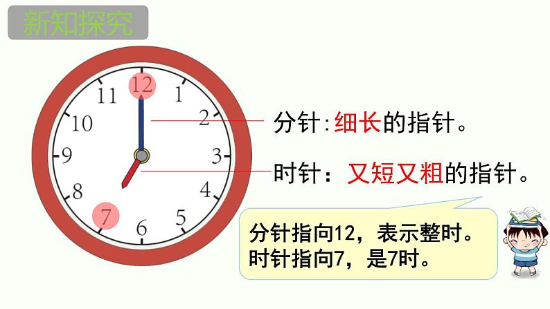 人教版一年级数学上册《认识钟表》PPT课件 (5)第6页