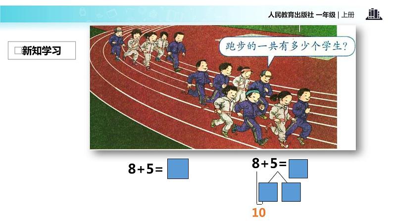 人教版一年级数学上册《8、7、6加几》PPT课件 (1)第7页