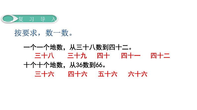 人教版一年级数学下册《数数 数的组成》100以内数的认识PPT课件 (5)第2页