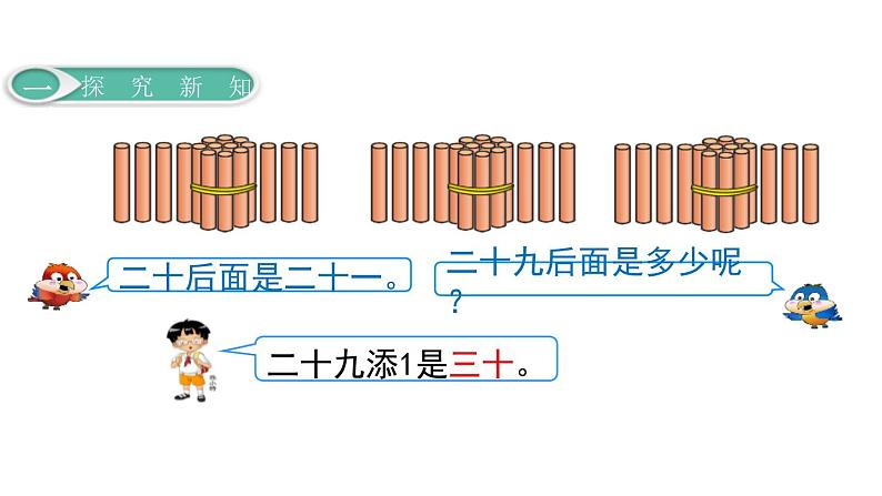 人教版一年级数学下册《数数 数的组成》100以内数的认识PPT课件 (1)第4页