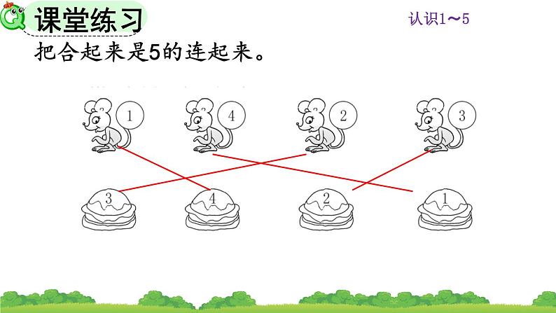 人教版数学一年级上册 第三单元  3.6 5的组成 课件第7页