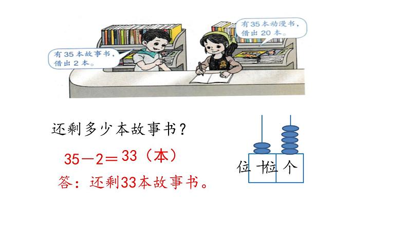 人教版一年级数学下册《两位数减一位数、整十数》PPT课件 (4)第4页