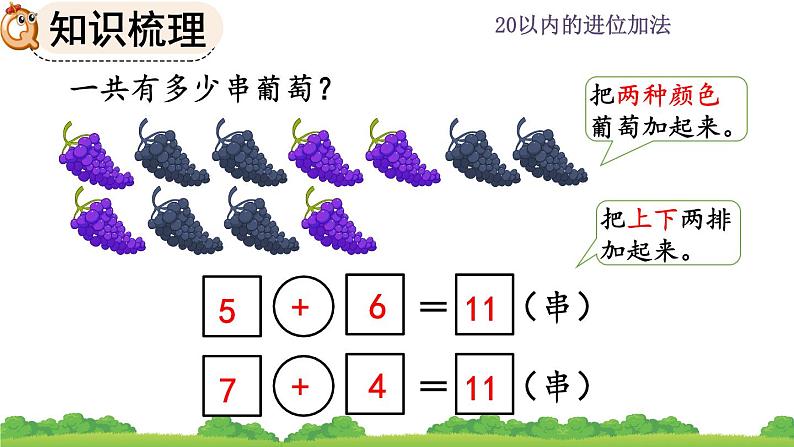 人教版数学一年级上册 第八单元  8.11 整理和复习 课件07