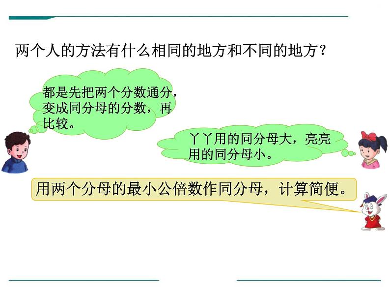 人教版五年级数学下册《异分母分数加、减法》分数的加法和减法PPT教学课件 (1)07