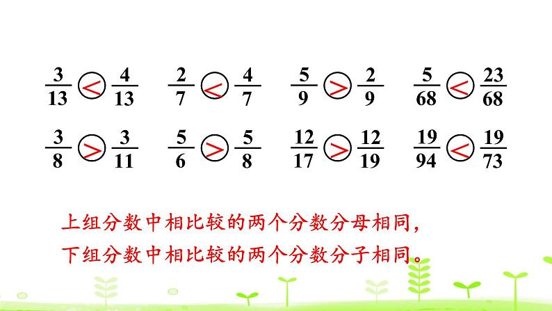 人教版五年级数学下册《通分》分数的意义和性质PPT课件 (1)第8页