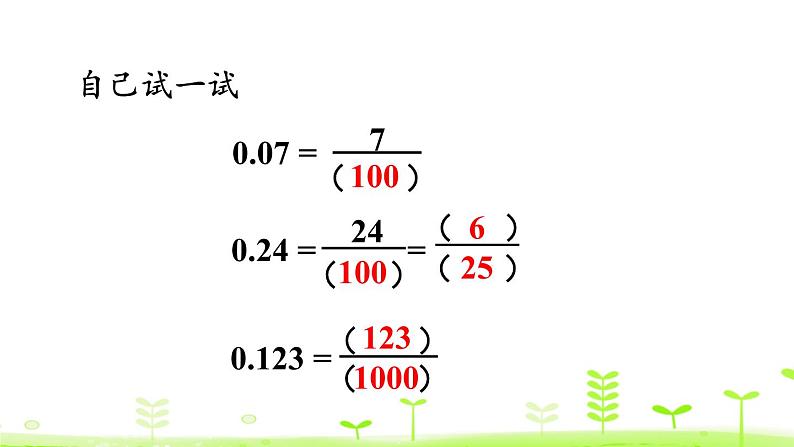 人教版五年级数学下册《分数和小数的互化》分数的意义和性质PPT (2)课件PPT08