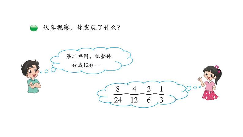 人教版五年级数学下册《约分》分数的意义和性质PPT课件 (6)05