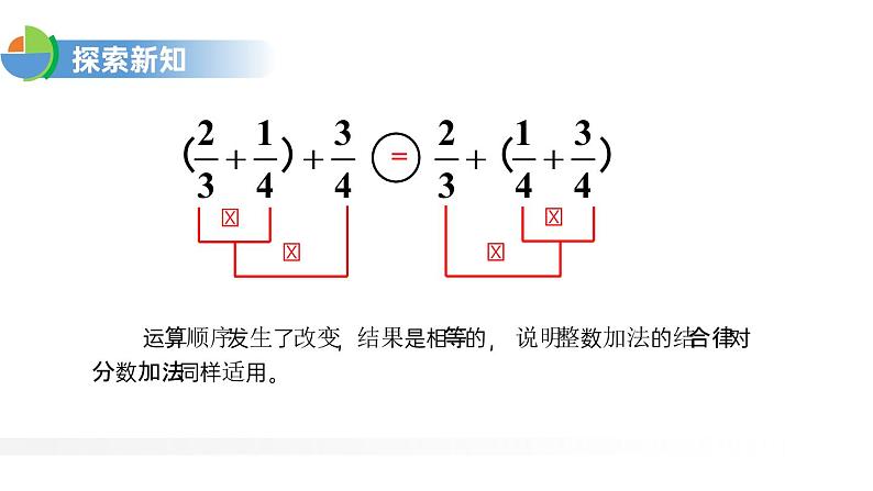 人教版五年级数学下册《分数加减简便运算》PPT课件 (2)第6页