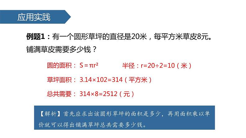 人教版六年级数学上册《圆的面积》圆PPT教学课件 (2)第4页