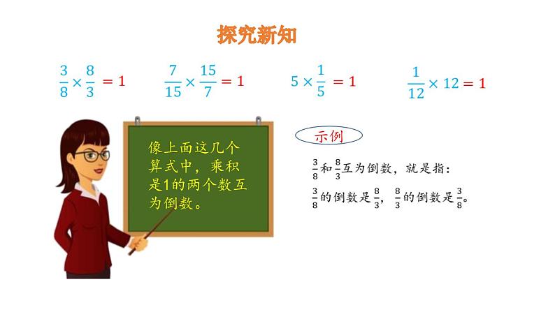 人教版六年级数学上册《倒数的认识》分数除法PPT课件 (7)05