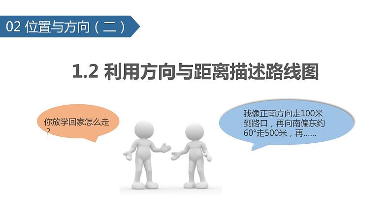 人教版六年级数学上册《根据方向与位置距离确定物体的具体位置》位置与方向PPT课件第1页