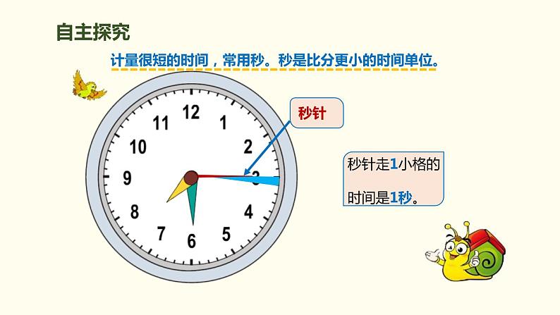 人教版三年级数学上册《秒的认识》时分秒PPT课件 (1)第3页