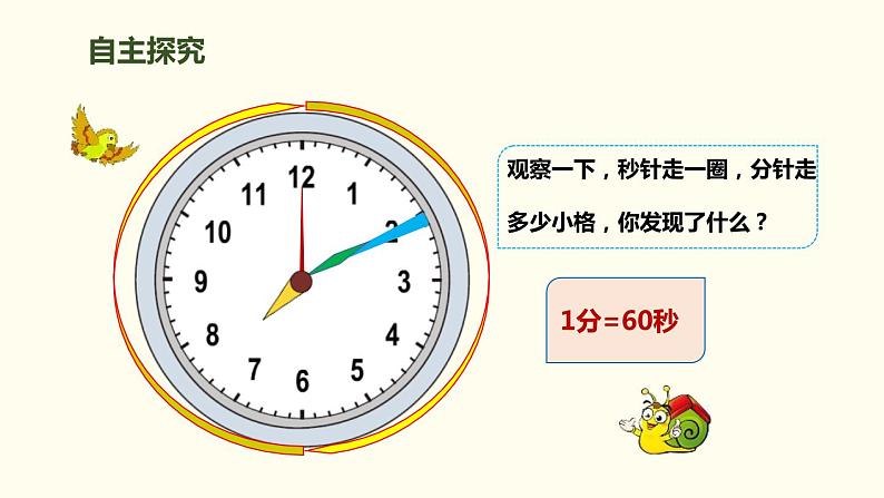 人教版三年级数学上册《秒的认识》时分秒PPT课件 (1)第4页