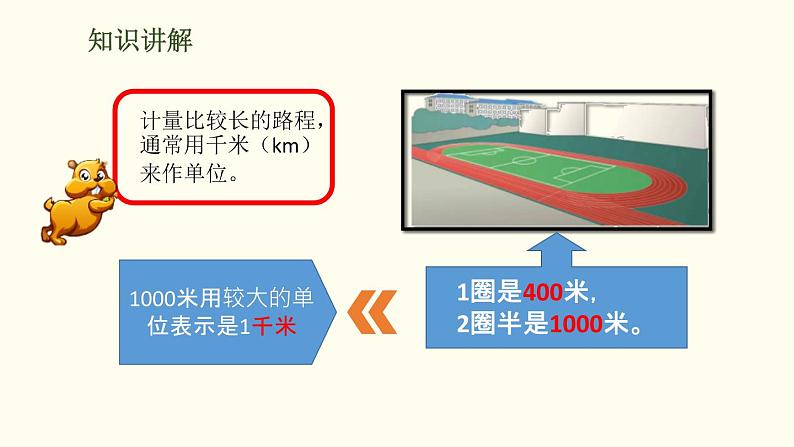 人教版三年级数学上册《千米的认识》PPT课件 (2)第3页