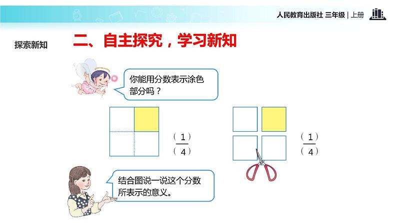 人教版三年级数学上册《分数的简单应用》分数的初步认识PPT课件 (1)04