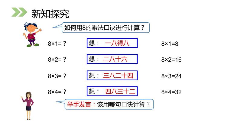 人教版二年级数学上册《8的乘法口诀》PPT课件 (1)第7页