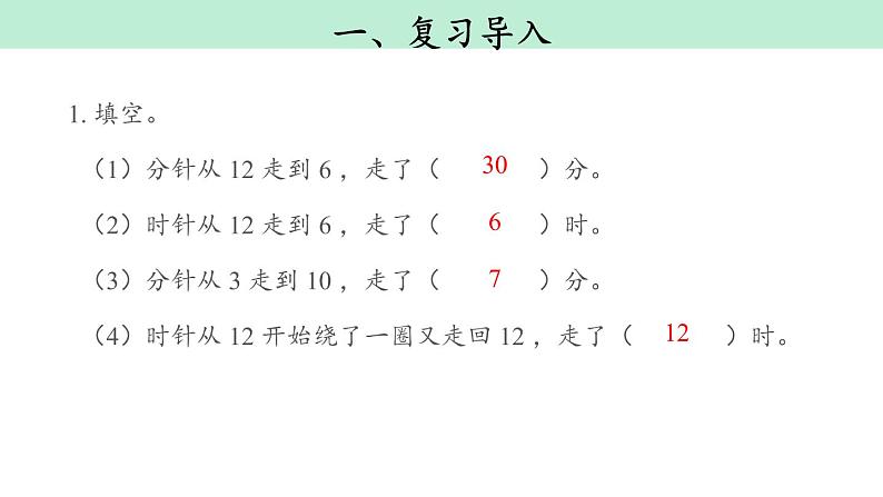 人教版二年级数学上册《认识时和分》PPT课件 (1)第2页