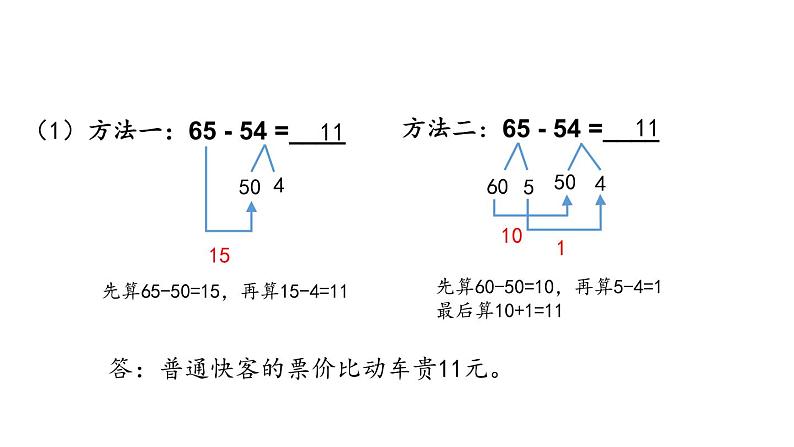 人教版二年级数学上册《两位数减两位数》万以内加法和减法PPT教学课件 (2)05