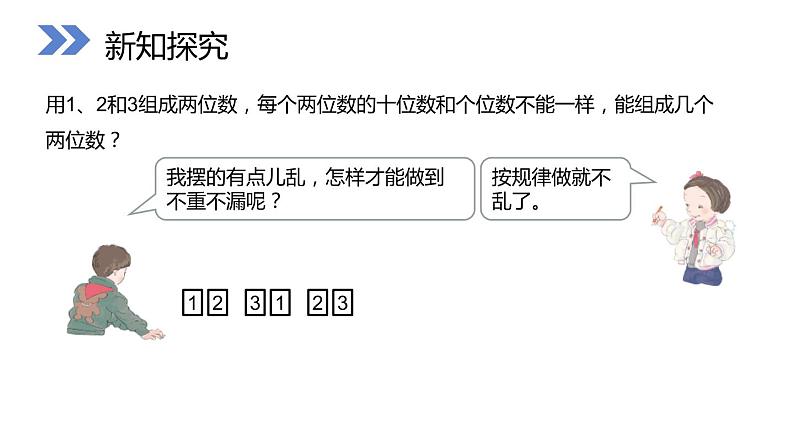 人教版二年级数学上册《简单的排列问题》PPT课件 (1)第5页