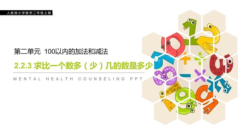 人教版二年级数学上册《100以内的加法和减法》PPT课件 (4)01