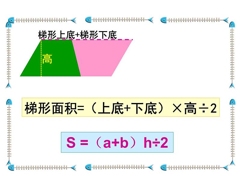 （人教新课标）五年级数学上课件梯形的面积第7页