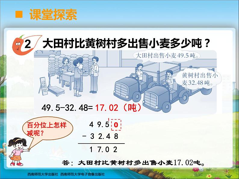 小数的加法和减法（课件）第7页