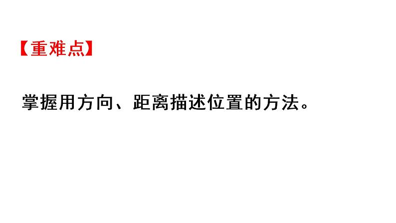 六年级上册数学课件-2  位置和方向第1课时   用方向和距离确定位置人教版03