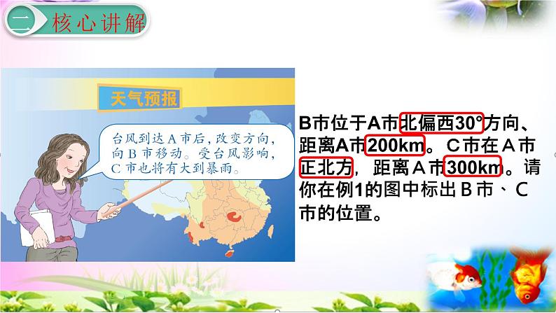 人教版六年级上册数学2.2标出物体的位置讲解视频+课本习题讲解+考点+PPT课件【易懂通课堂】07