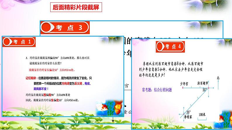 人教版六年级上册数学2.3描述并绘制路线图讲解视频+课本习题讲解+考点+PPT课件【易懂通课堂】02