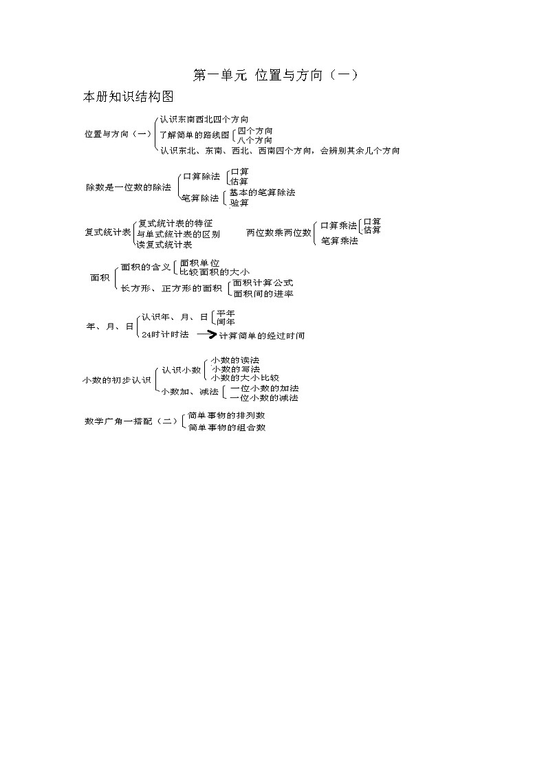 最新人教版三年级数学12单元下册教案第2页