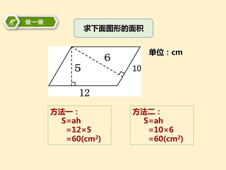 多边形的面积第五课时整理与复习（课件）第4页