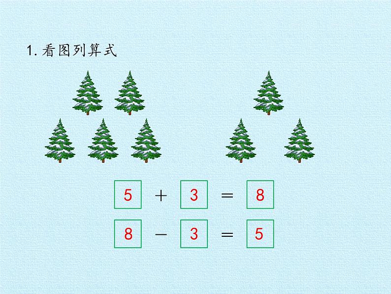 一年级上册数学三 走近花果山——10以内数的加减法 复习课件  青岛版（五四制）第7页